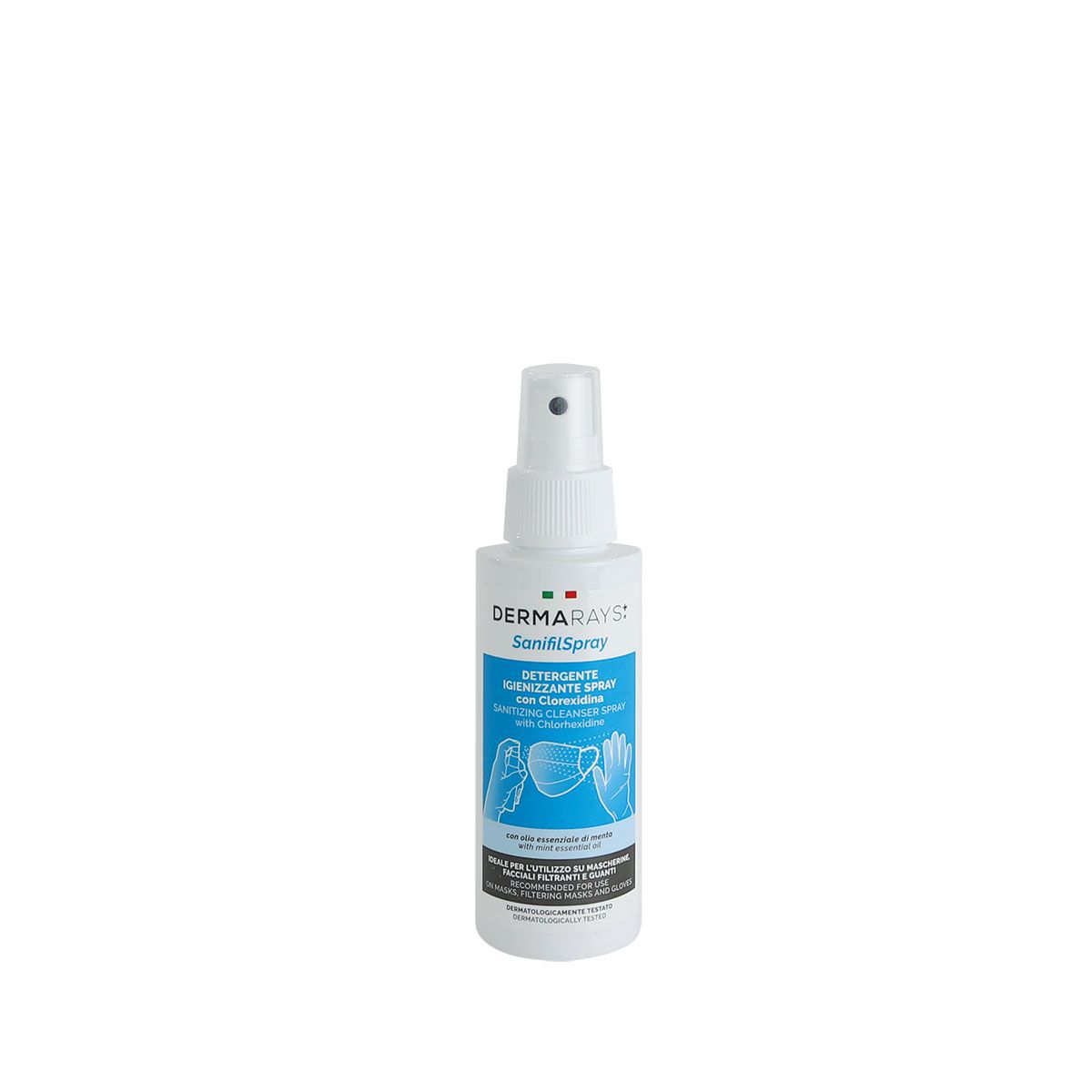 Detergente igienizzante spray con clorexidina